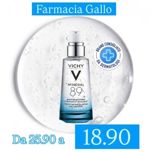 Vichy Minéral 89 Booster Quotidiano Fortificante e Rimpolpante con Acido Ialuronico 75ml