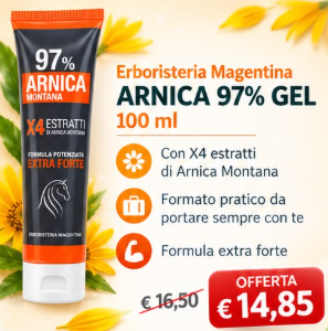 Arnica 97% Gel Erboristeria Magentina 100 ML