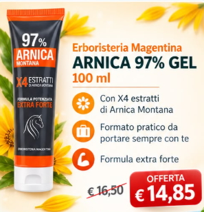 Arnica 97% Gel Erboristeria Magentina 100 ML