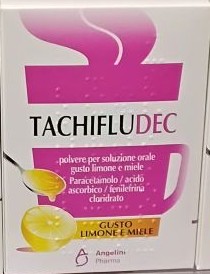 Tachifludec Gusto Arancia 10 Bustine Per Influenza e Raffreddore